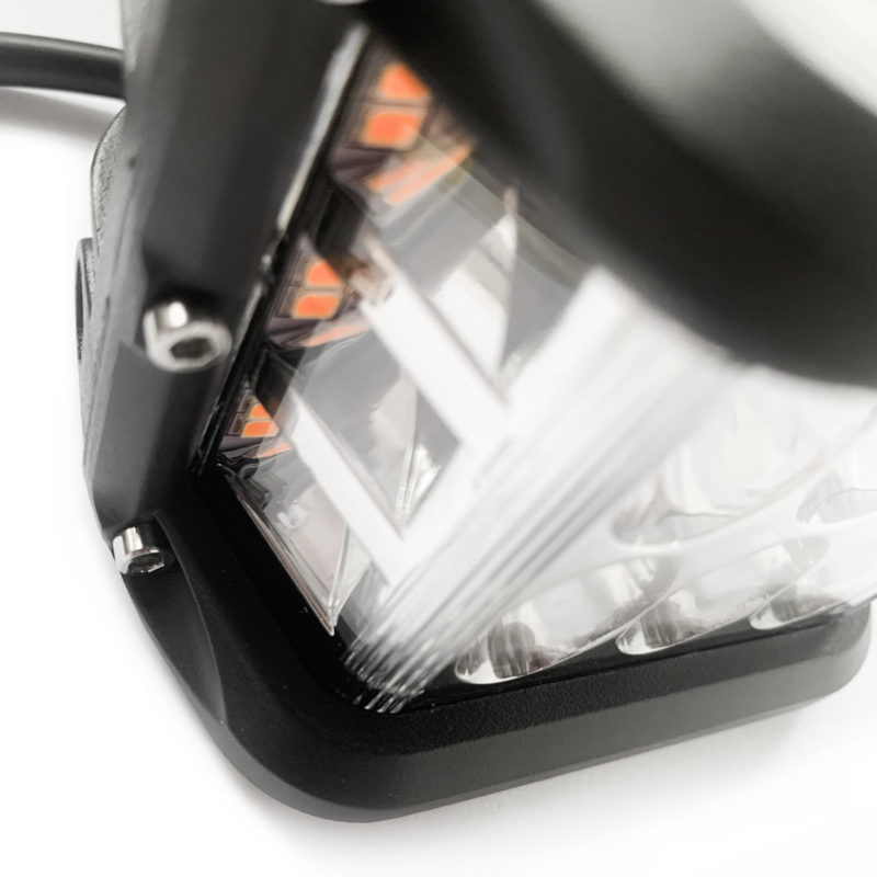 Par Farol De Milha Led Dual Color Polegadas Watts Utv