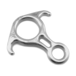 Freio 8 Resgate Aço Inox 40kN p Cordas 9 a 12mm Alpen Pass