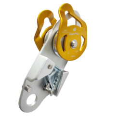 Polia Dupla Blocante Rolamentada p/ Cordas 20kN - EN12278