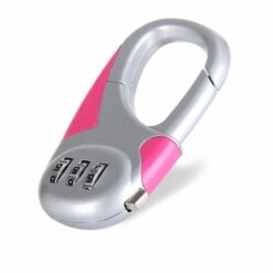 Cadeado com Segredo para Mala de Viagem Mochila Bagagem Rosa
