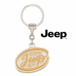 Chaveiro Jeep Vintage Escrita Jeep Dourado - Original Jeep