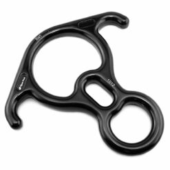 Freio 8 de Resgate Aço Carbono Preto 60kN p Cordas 9 a 16mm