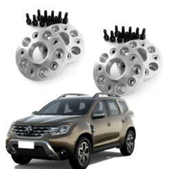 4 Espaçadores de Rodas 38mm Avm Renault Duster 2011 a 2024
