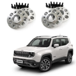 4 Espaçadores de Rodas 38mm Avm Jeep Renegade 2014 a 2024