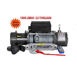 Guincho 12V Cabo Sintético 13.000Lbs + Controle Com Sem Fio