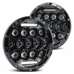 Par Farol Full Led 75Watts 7Pol Troller Jeep Wrangler Outros