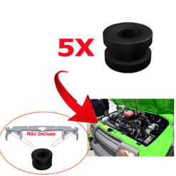 Kit 5 Anel para Fixação Grade Painel Frontal Frente Troller