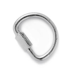 Malha Rápida Aço Zincado Meia Lua 8mm Trava de Rosca 25kN