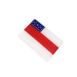 Adesivo Resinado em Alto Relevo Bandeira do Amazonas 6x4 cm