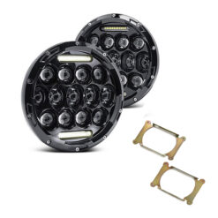 Par Farol Full Led 75W com Suporte Pajero Tr4 2006 a 2009