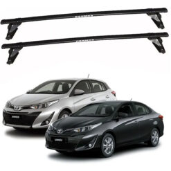 Rack de Teto Aço Toyota Yaris Hatch Sedan 2018 a 2024 Eqmax