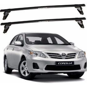 Rack de Teto em Aço Preto Toyota Corolla 1996 a 2019 - Eqmax