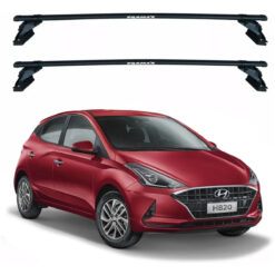 Rack de Teto em Aço  Preto Hyundai Hb20 Hatch ou Sedan Eqmax