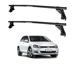 Rack de Teto Aço Preto Volkswagen Golf 2018 a 2020 - Eqmax