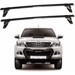 Rack de Teto em Aço  Preto Toyota Hilux 2005 a 2015 - Eqmax