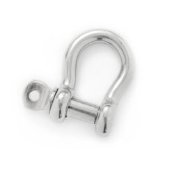 Manilha Curva Balão Aço Inox 316 3/8 Pino Rosca Alpen Pass