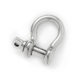 Manilha Curva Balão Aço Inox 316 1/2 Pino Rosca Alpen Pass