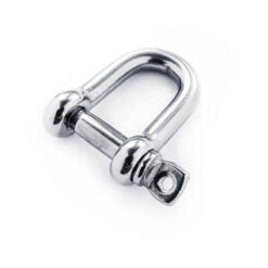 Manilha Reta 5mm Aço Inox 316 P. Rosca 1.200Kgf Alpen Pass