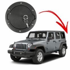 Tampa Tanque Combustível Alumínio Anti-Furto Jeep Wrangler