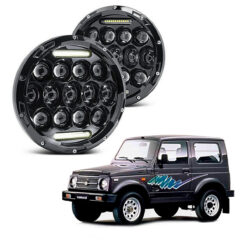 Par Farol Full Led 75 Watts 7Pol Suzuki Samurai - Todos Anos