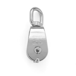 Moitão Duplo 25mm  Inox 316 c Destorcedor 1500kgf Alpen Pass