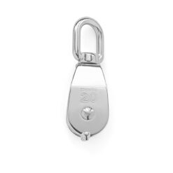Moitão Duplo 20mm  Inox 316 c/ Destorcedor 800kgf Alpen Pass