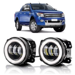Par Farol Led Auxiliar Dianteiro Ford Ranger 2012 a 2016