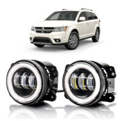 Par Farol Led Auxiliar Dianteiro Dodge Journey 2008 a 2018