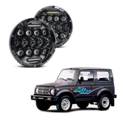 Par Farol Full Led 75 Watts c/ Seta 7 Poleg. Suzuki Samurai