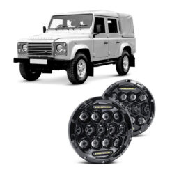 Par Farol Full Led 75 Watts c Seta 7 Pol Land Rover Defender