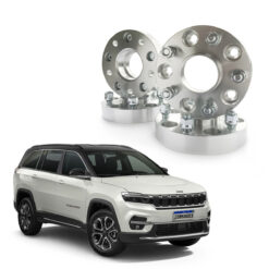 4 Espaçadores de Rodas 32mm Avm Jeep Commander 2013 a 2020