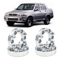 Jogo 4 Espaçador de Rodas 32mm Avm Ssangyong Musso até 2006