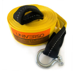 Cinta Reboque 10 Ton x 10 Mts Amarela + 1 Manilha 5/8 Curva