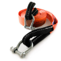 Cinta Fita de Reboque 5 Ton x 5 Mts + 2 Manilhas 1/2 Curvas