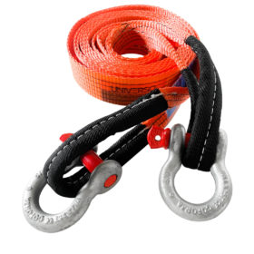 Cinta Reboque 5 Ton x 5 Mts + 2 Manilhas Curvas 5/8 Coforja