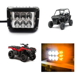 Farol Auxiliar Led Dual Color 3.8Pol 36W - Utv e Quadriciclo