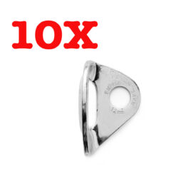 Kit 10 Chapeletas Aço Zincado 12mm 24kN  EN 795B Alpen Pass