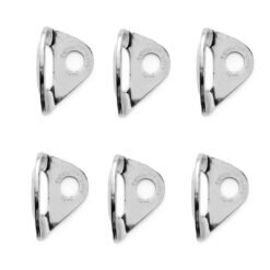Kit 6 Chapeletas Aço Zincado 12mm 24kN  EN 795B Alpen Pass