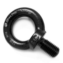 Parafuso Olhal Preto 16mm em Aço Zincado 4200kgf Alpen Pass