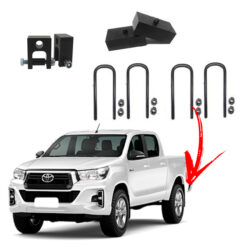 Lift Suspensão Traseiro c Prolongador 2Pol Hilux 2016 a 2019