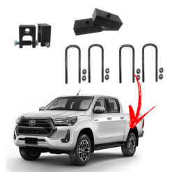 Lift Suspensão Traseiro c Prolongador 2Pol Hilux 2020 a 2024