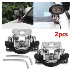 Suportes Grampos de Montagem 360° de Capô p/ Barra Farol Led