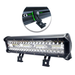 Barra Farol Led Reta 30cm 8D 240 Watts c/ Suportes Móveis