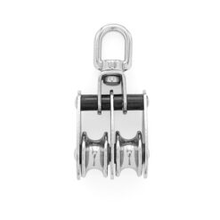 Moitão Duplo Aço Inox Articulado Giratório 25 mm Alpen Pass