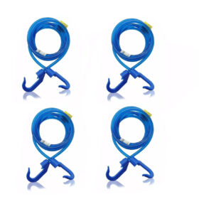 Kit 4 Elásticos Extensor Silicone p Fixação com 1.5 m. Eqmax