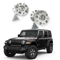 4 Espaçador Alargador de Roda Avm Jeep Wrangler 2019 a 2024