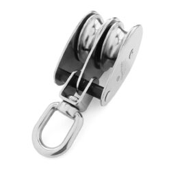 Moitão Duplo Aço Inox Articulado Giratório 50 mm Alpen Pass
