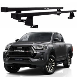 Rack De Caçamba Toyota Hilux 2016 A 2023 Eqmax Aço - Preto