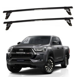 Rack de Teto em Aço  Preto Toyota Hilux 2016 a 2024 - Eqmax