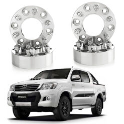 Jogo 4 Espaçador de Rodas 50mm Avm Toyota Hilux 2006 a 2015